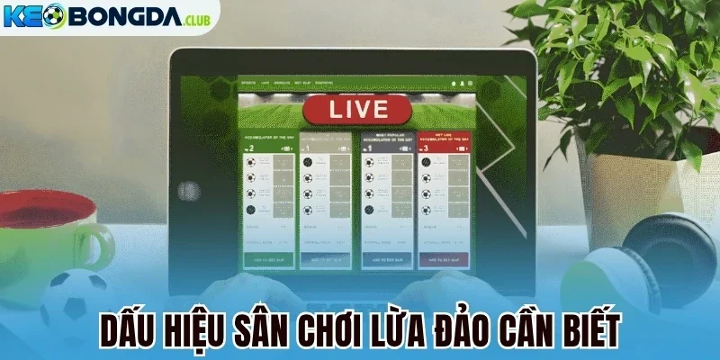 Dấu hiệu sân chơi lừa đảo cần biết