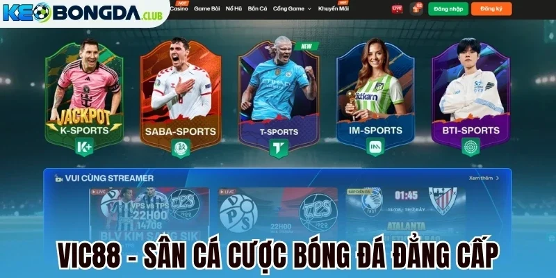 Vic88 - Sân cá cược bóng đá đẳng cấp