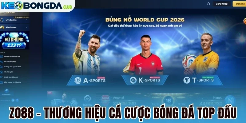 Zo88 - Thương hiệu cá cược bóng đá top đầu