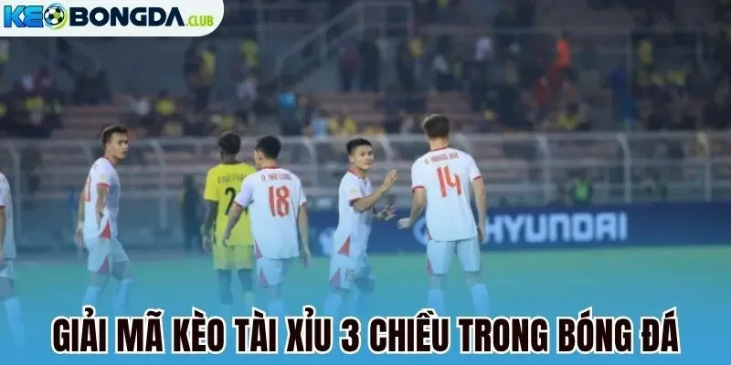 Giải mã kèo tài xỉu 3 chiều trong bóng đá
