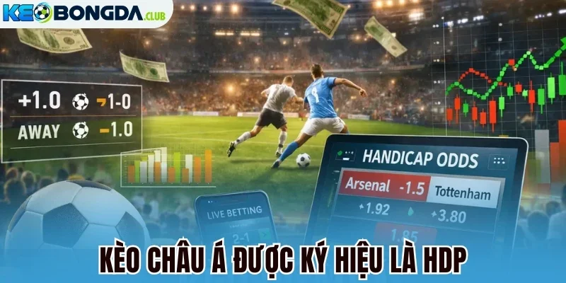 Kèo châu Á được ký hiệu là HDP