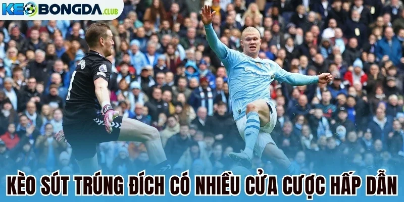 Kèo sút trúng đích có nhiều cửa cược hấp dẫn