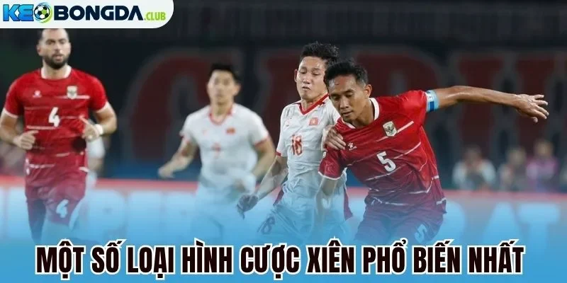 Một số loại hình cược xiên phổ biến nhất