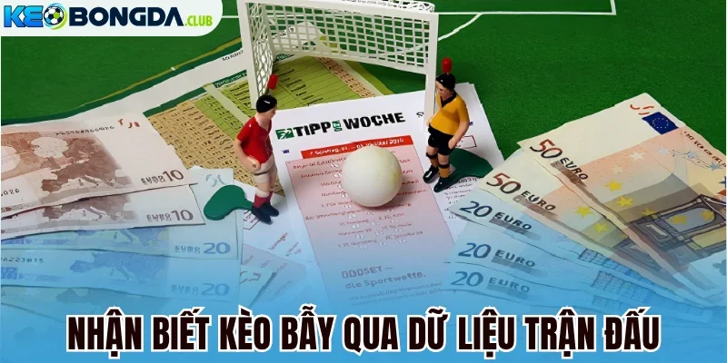 Nhận biết kèo bẫy qua dữ liệu trận đấu